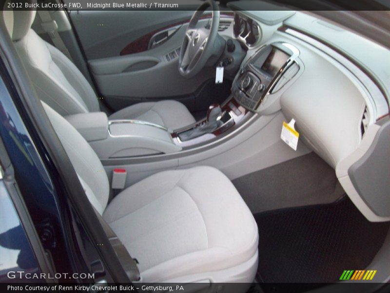 Midnight Blue Metallic / Titanium 2012 Buick LaCrosse FWD