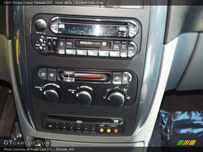Stone White / Medium Slate Gray 2007 Dodge Grand Caravan SXT