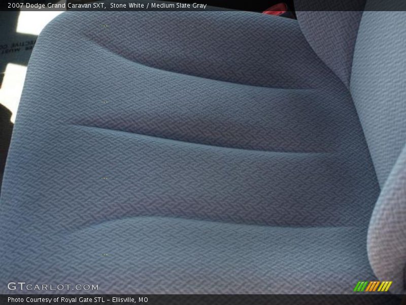 Stone White / Medium Slate Gray 2007 Dodge Grand Caravan SXT