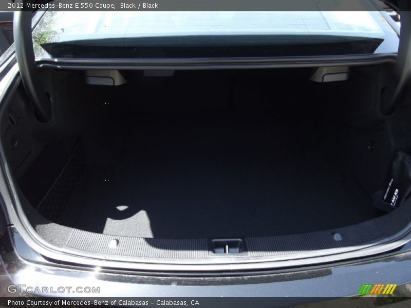 Black / Black 2012 Mercedes-Benz E 550 Coupe