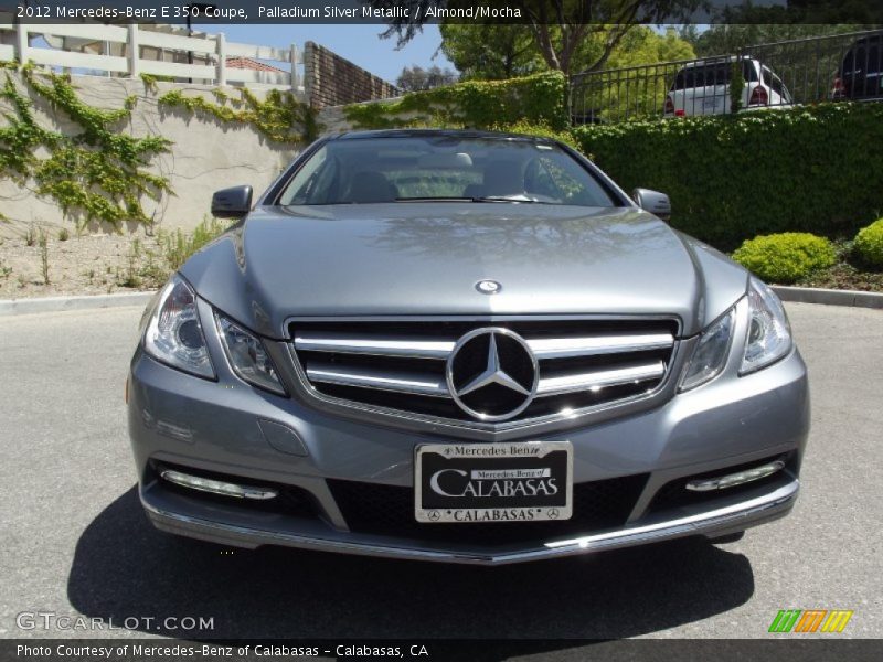 Palladium Silver Metallic / Almond/Mocha 2012 Mercedes-Benz E 350 Coupe