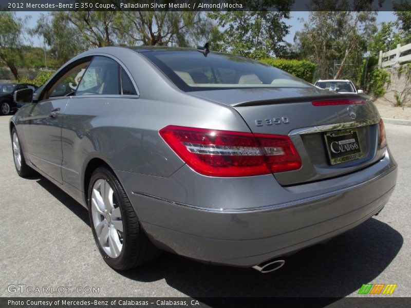 Palladium Silver Metallic / Almond/Mocha 2012 Mercedes-Benz E 350 Coupe
