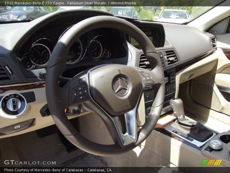 Palladium Silver Metallic / Almond/Mocha 2012 Mercedes-Benz E 350 Coupe