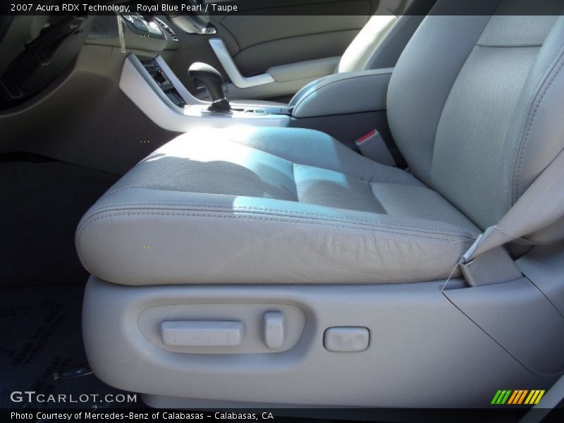 Royal Blue Pearl / Taupe 2007 Acura RDX Technology