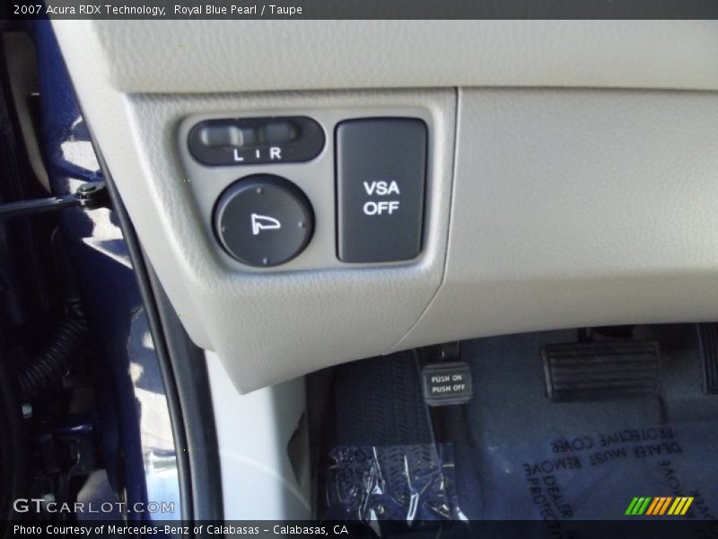 Royal Blue Pearl / Taupe 2007 Acura RDX Technology