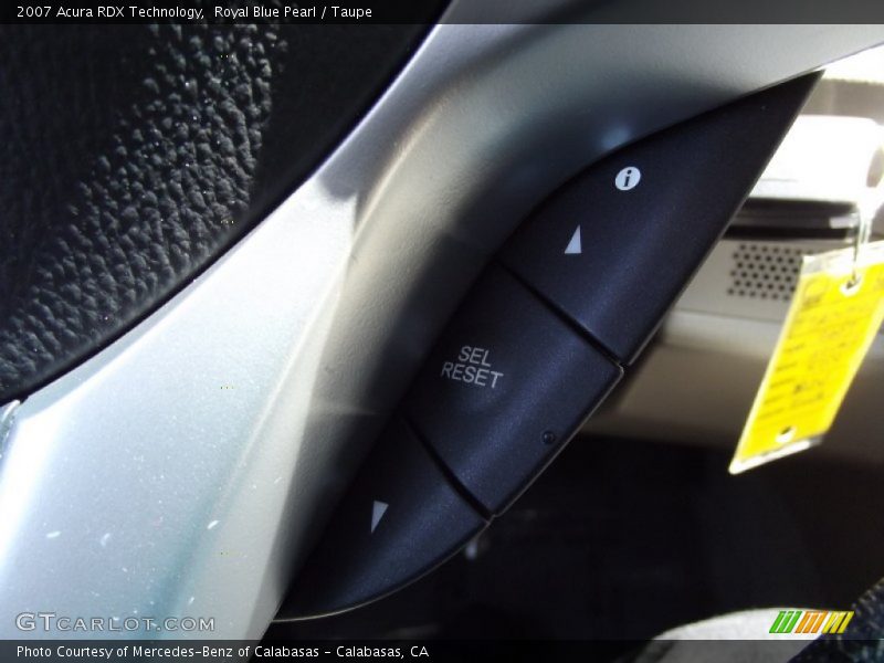 Royal Blue Pearl / Taupe 2007 Acura RDX Technology