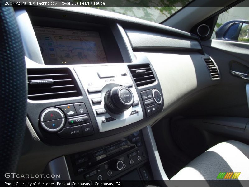 Royal Blue Pearl / Taupe 2007 Acura RDX Technology