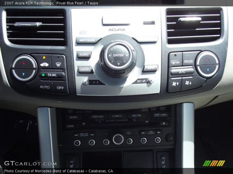 Royal Blue Pearl / Taupe 2007 Acura RDX Technology