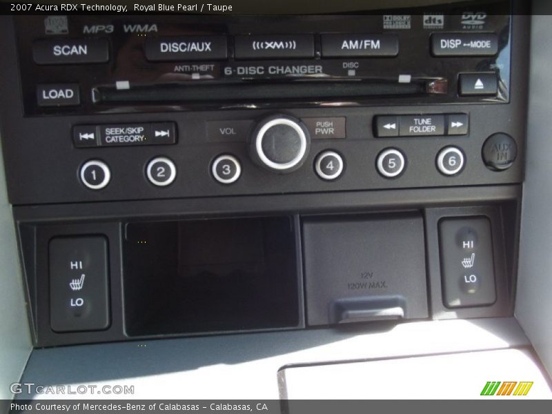 Royal Blue Pearl / Taupe 2007 Acura RDX Technology