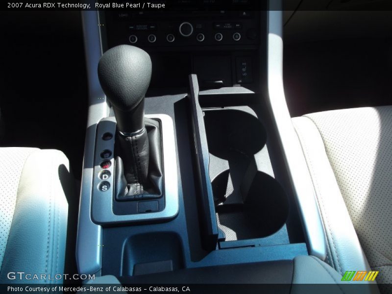 Royal Blue Pearl / Taupe 2007 Acura RDX Technology