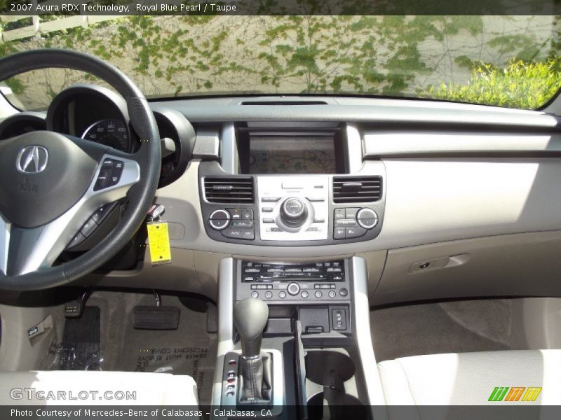 Royal Blue Pearl / Taupe 2007 Acura RDX Technology