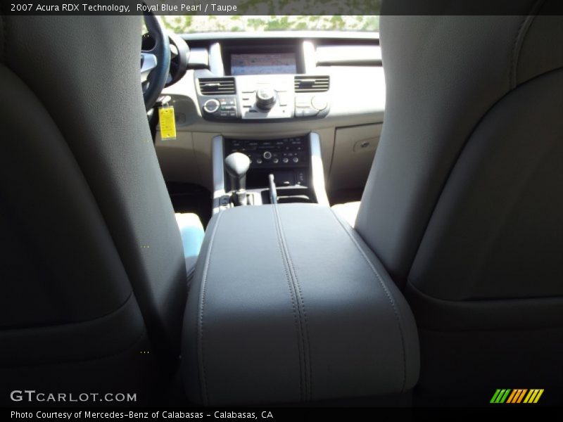 Royal Blue Pearl / Taupe 2007 Acura RDX Technology