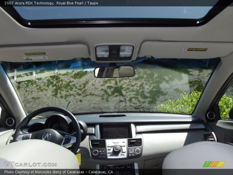 Royal Blue Pearl / Taupe 2007 Acura RDX Technology