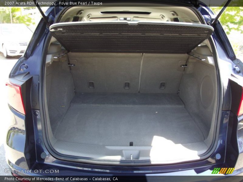 Royal Blue Pearl / Taupe 2007 Acura RDX Technology