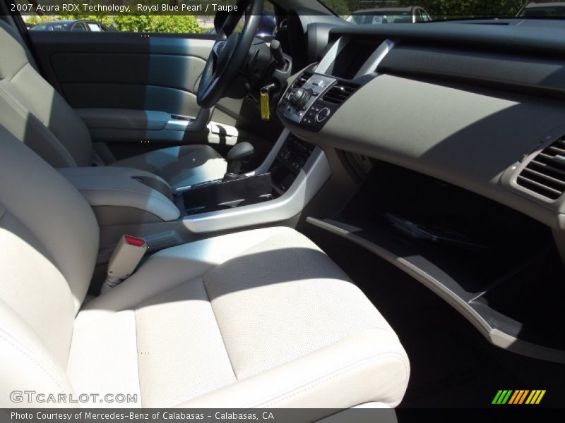 Royal Blue Pearl / Taupe 2007 Acura RDX Technology