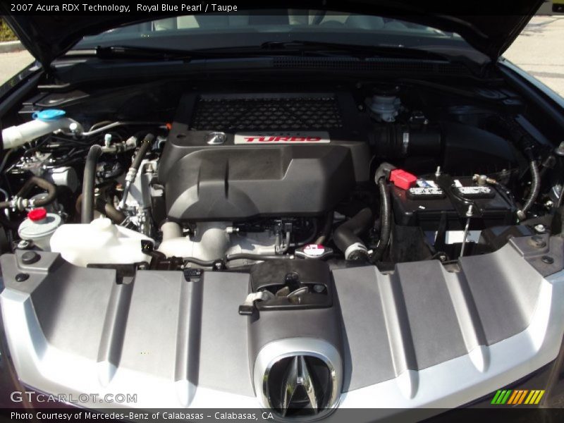 Royal Blue Pearl / Taupe 2007 Acura RDX Technology