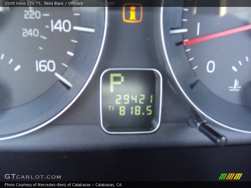 Solid Black / Offblack 2008 Volvo C70 T5