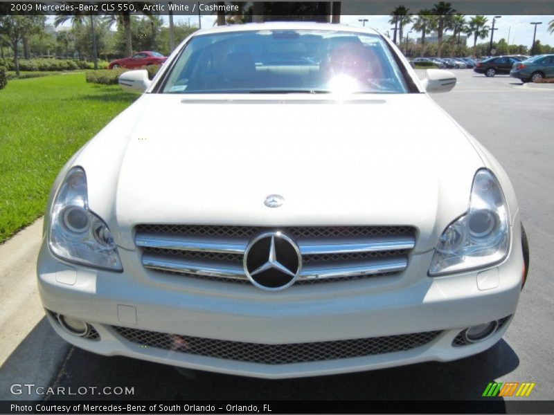 Arctic White / Cashmere 2009 Mercedes-Benz CLS 550