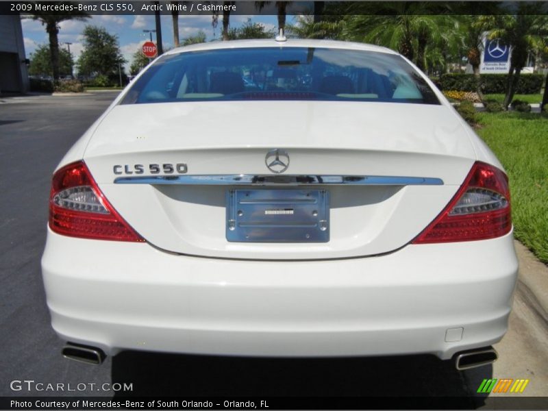 Arctic White / Cashmere 2009 Mercedes-Benz CLS 550