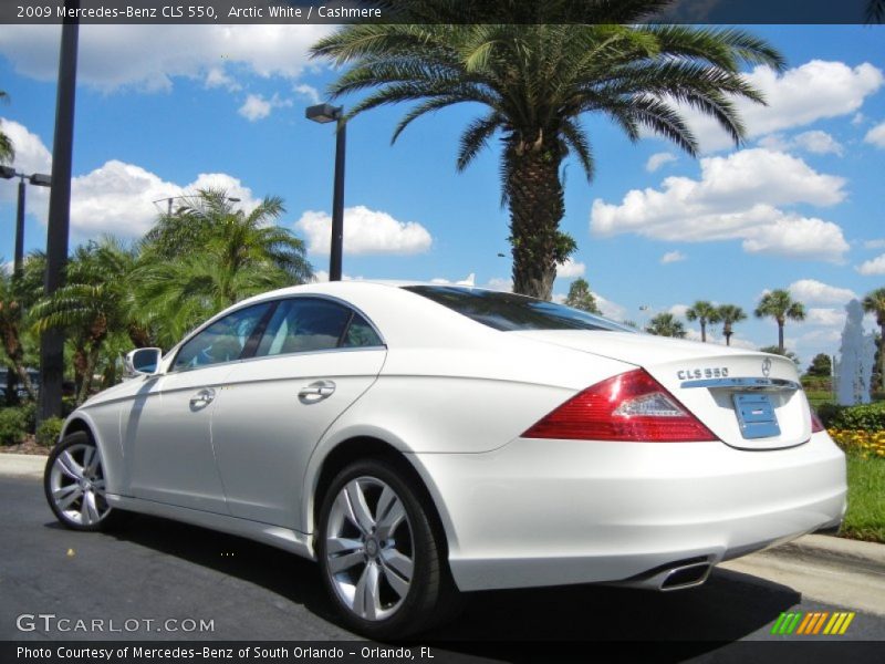 Arctic White / Cashmere 2009 Mercedes-Benz CLS 550