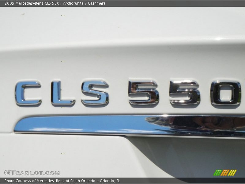 Arctic White / Cashmere 2009 Mercedes-Benz CLS 550