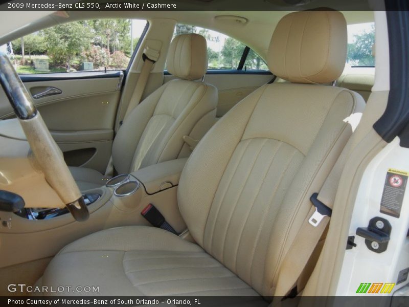 Arctic White / Cashmere 2009 Mercedes-Benz CLS 550