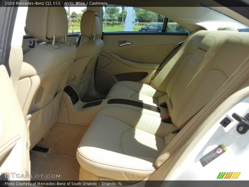 Arctic White / Cashmere 2009 Mercedes-Benz CLS 550