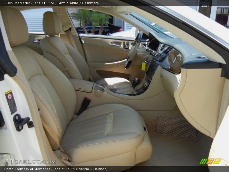 Arctic White / Cashmere 2009 Mercedes-Benz CLS 550