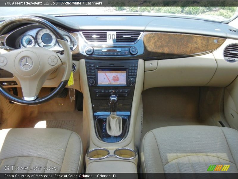 Arctic White / Cashmere 2009 Mercedes-Benz CLS 550