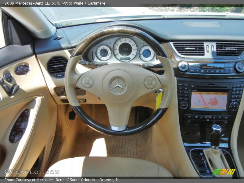 Arctic White / Cashmere 2009 Mercedes-Benz CLS 550