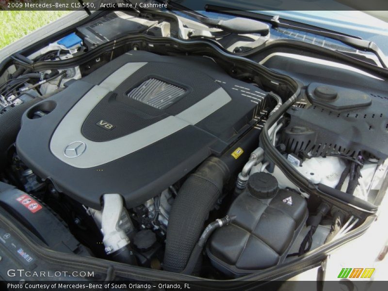Arctic White / Cashmere 2009 Mercedes-Benz CLS 550