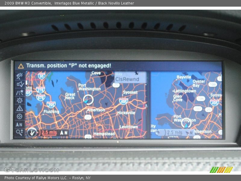 Navigation of 2009 M3 Convertible