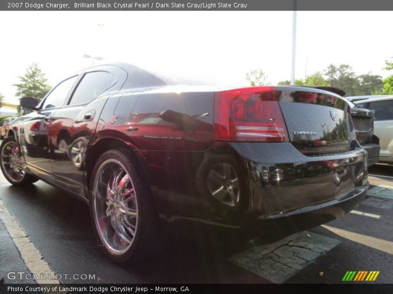 Brilliant Black Crystal Pearl / Dark Slate Gray/Light Slate Gray 2007 Dodge Charger
