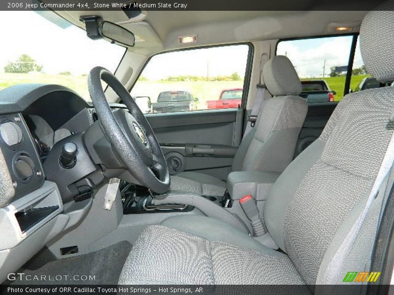 Stone White / Medium Slate Gray 2006 Jeep Commander 4x4