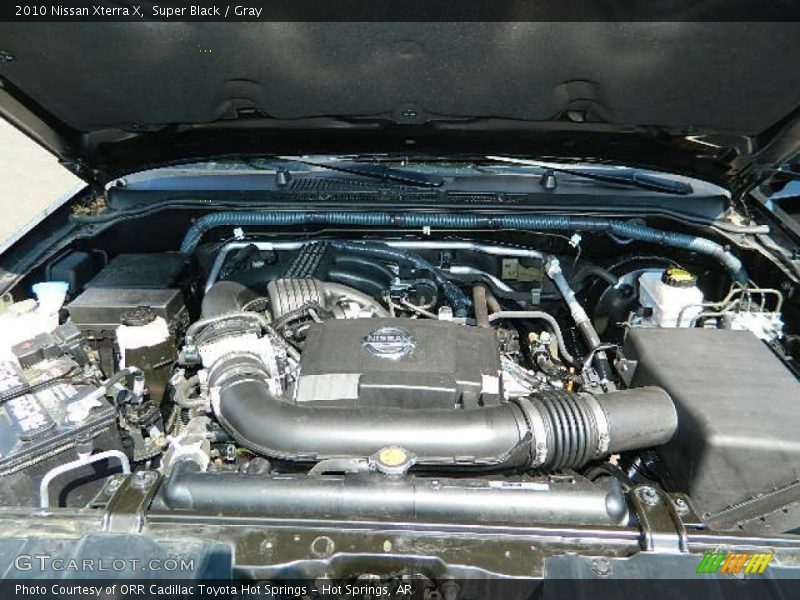 Super Black / Gray 2010 Nissan Xterra X