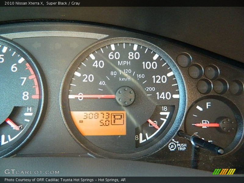 Super Black / Gray 2010 Nissan Xterra X
