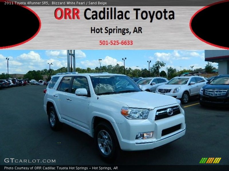 Blizzard White Pearl / Sand Beige 2011 Toyota 4Runner SR5