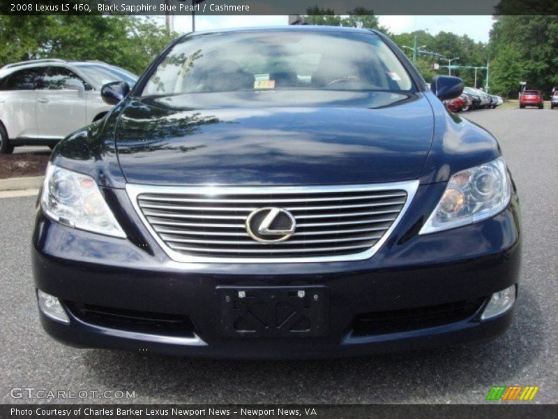 Black Sapphire Blue Pearl / Cashmere 2008 Lexus LS 460