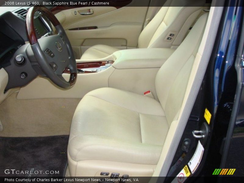 Black Sapphire Blue Pearl / Cashmere 2008 Lexus LS 460