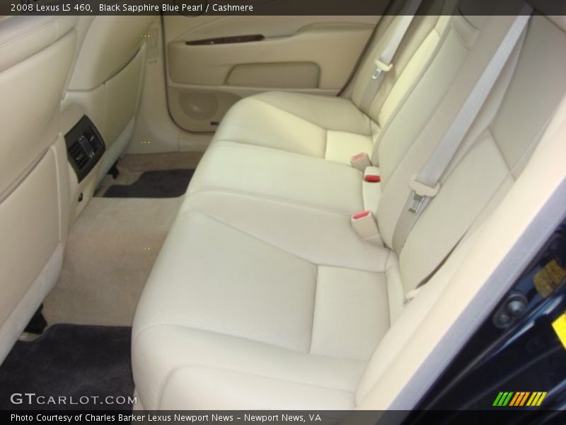 Black Sapphire Blue Pearl / Cashmere 2008 Lexus LS 460