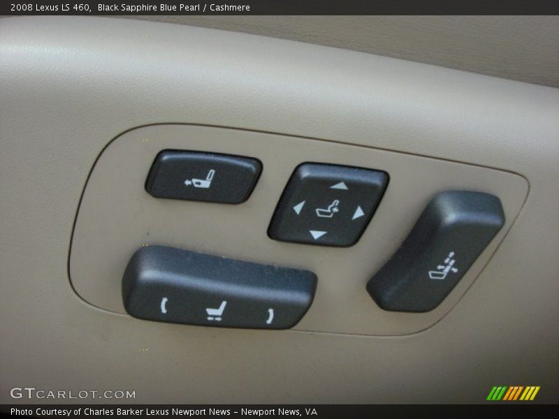 Black Sapphire Blue Pearl / Cashmere 2008 Lexus LS 460