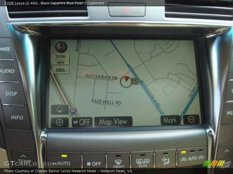 Black Sapphire Blue Pearl / Cashmere 2008 Lexus LS 460