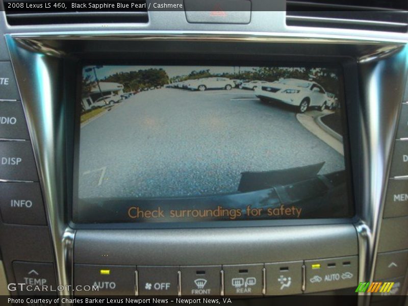 Black Sapphire Blue Pearl / Cashmere 2008 Lexus LS 460