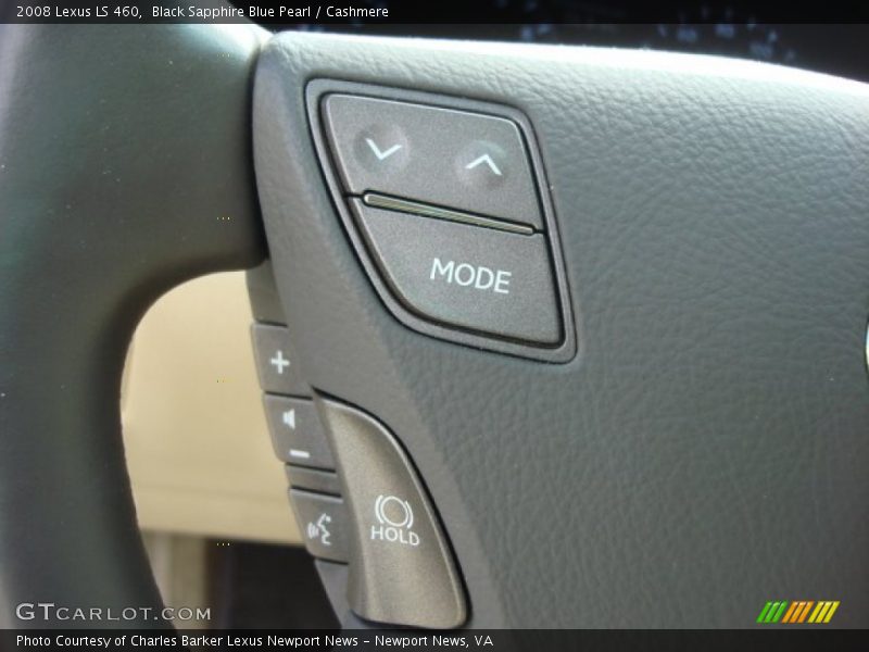 Black Sapphire Blue Pearl / Cashmere 2008 Lexus LS 460