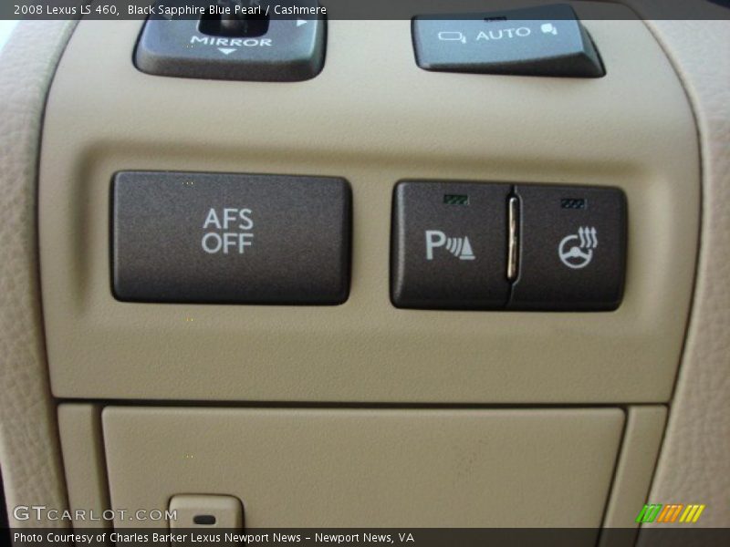 Black Sapphire Blue Pearl / Cashmere 2008 Lexus LS 460
