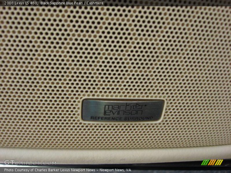 Black Sapphire Blue Pearl / Cashmere 2008 Lexus LS 460
