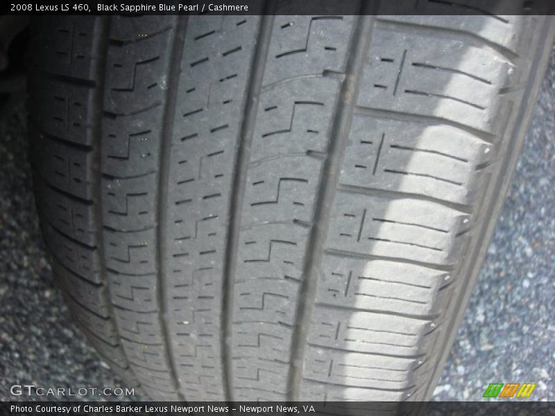 Black Sapphire Blue Pearl / Cashmere 2008 Lexus LS 460