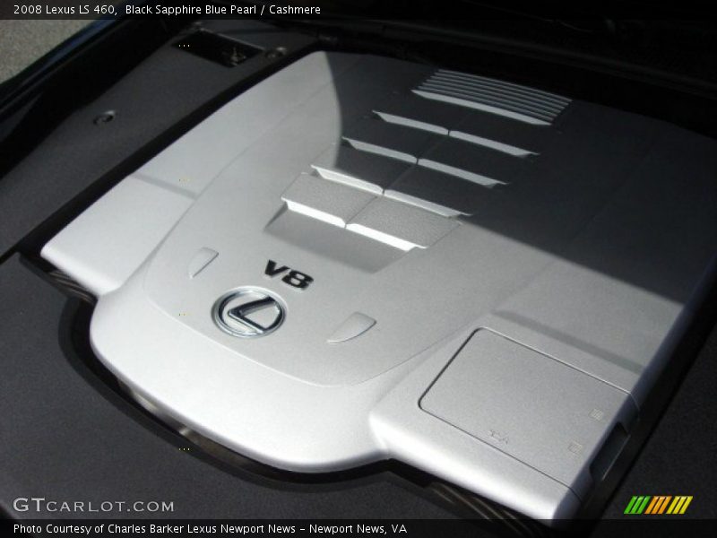 Black Sapphire Blue Pearl / Cashmere 2008 Lexus LS 460