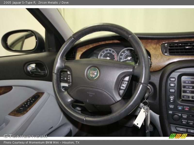 Zircon Metallic / Dove 2005 Jaguar S-Type R