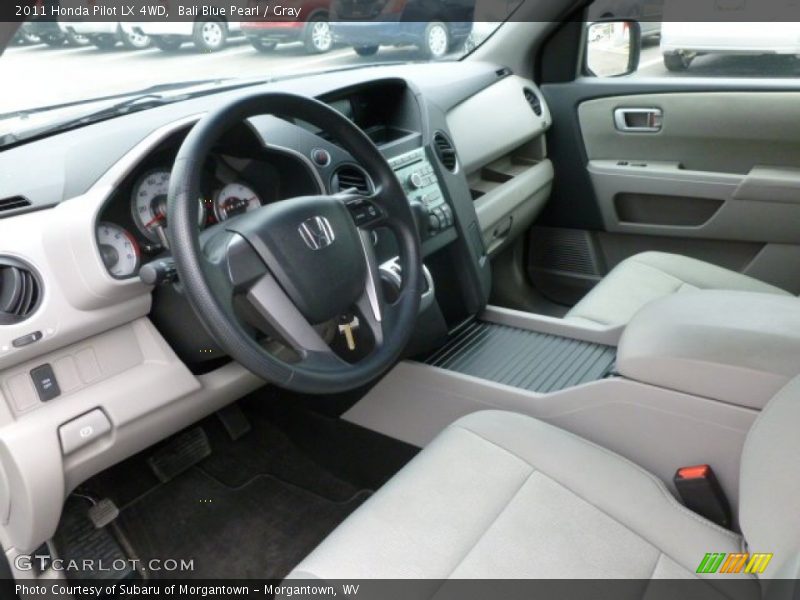 Bali Blue Pearl / Gray 2011 Honda Pilot LX 4WD